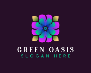 Plants - Flower Blossom Spa logo design