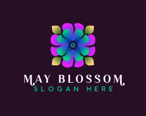 Flower Blossom Spa logo design