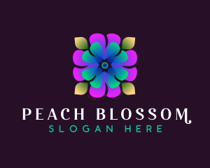 Flower Blossom Spa logo design