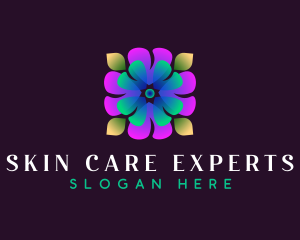 Flower Blossom Spa logo design