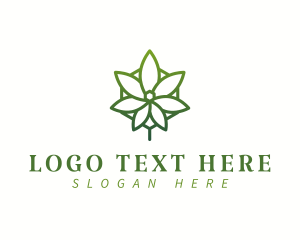 Dope - Organic Weed Leaf logo design