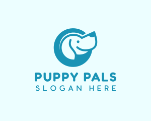 Dog Puppy Pet logo design