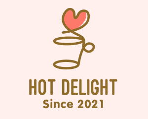 Lovely Coffee Date logo design