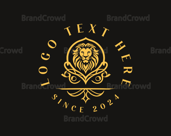 Luxury Royal Lion Logo