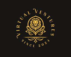 Luxury Royal Lion logo design