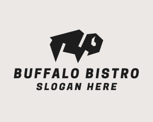 Bison Buffalo Bull  logo design