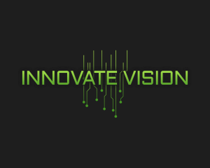 Cyber Tech Circuit Innovation logo design