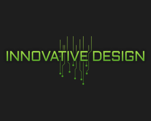 Cyber Tech Circuit Innovation logo design