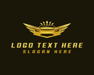 Garage - Car Wing Premium logo design