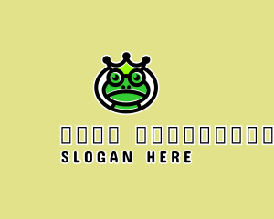 Mascot - Royal Frog Prince logo design