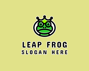 Frog - Royal Frog Prince logo design