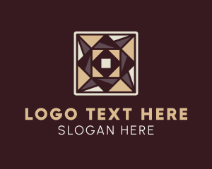 Tiler - Geometry Square Tile logo design