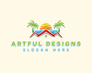 Summer House Villa logo design