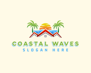 Coast - Summer House Property logo design