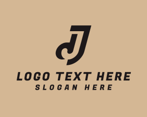Letter J - Forwarding Courier Logistics logo design