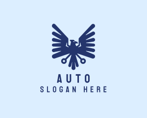 Modern Eagle Crest Logo