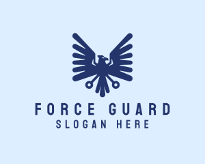 Enforcer - Modern Eagle Crest logo design
