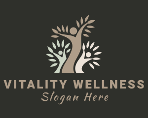 Wellness Family Tree logo design