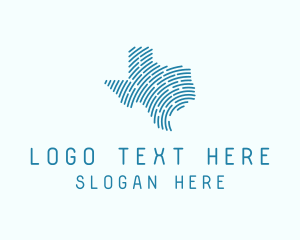 Web Hosting - Digital Texas Map logo design