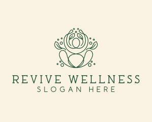 Rehab - Natural Wellness Yoga logo design