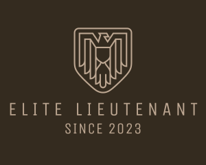 Lieutenant - Military Aviation Eagle logo design