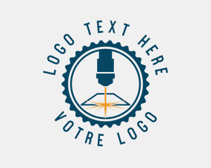 Tools - Laser Cutting Machine logo design