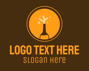 Ale - Orange Beer Bottle logo design