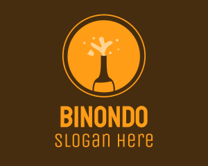 Bartender - Orange Beer Bottle logo design