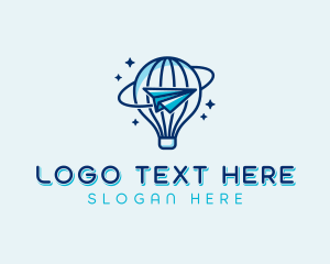 Shipping - Logistics Plane Forwarding logo design