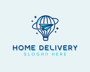 Logistics Plane Forwarding logo design