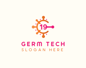 Germ - Covid Virus Germ logo design