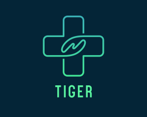 Medical Hand Cross Logo