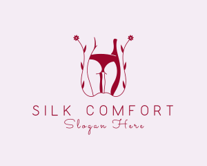 Underwear - Woman Bikini Underwear logo design