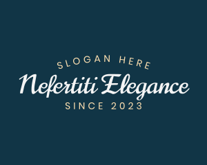 Elegant Calligraphy Business logo design