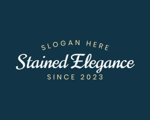 Elegant Calligraphy Business logo design