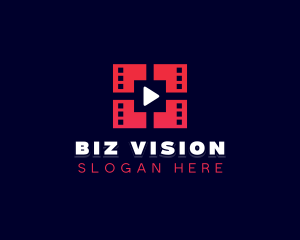 Multimedia Video Streaming logo design