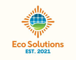 Conservation - Solar Power Nature Conservation logo design