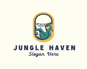 Monkey Wildlife Jungle logo design