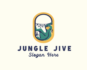 Monkey Wildlife Jungle logo design