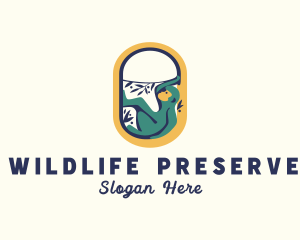 Monkey Wildlife Jungle logo design