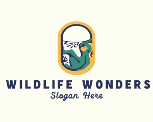 Monkey Wildlife Jungle logo design