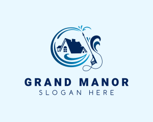 Mansion Pressure Cleaning logo design