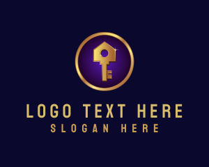 Leasing - Key Real Estate Security logo design