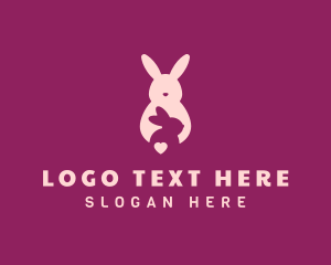 Young - Rabbit & Bunny Pet logo design