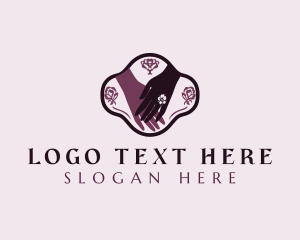 Floral Hand Spa Logo