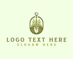 Tool - Shovel Landscaping Garden logo design