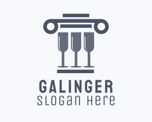 Wine Column Liquor  Logo