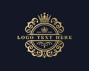 Wedding - Crown Royalty Regal logo design