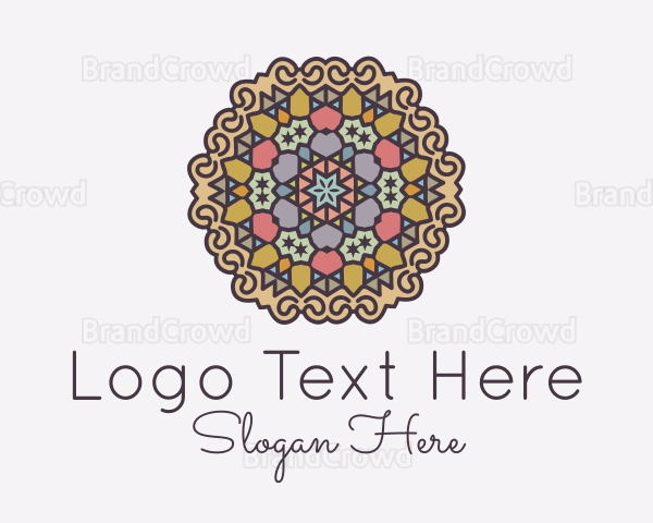 Intricate Mandala Art Logo