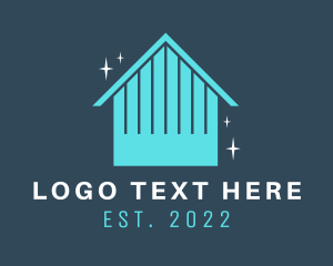 Neighborhood - Sparkling Clean House logo design